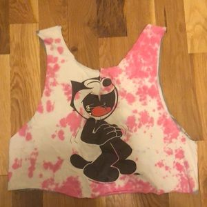 Felix The Cat Crop Top